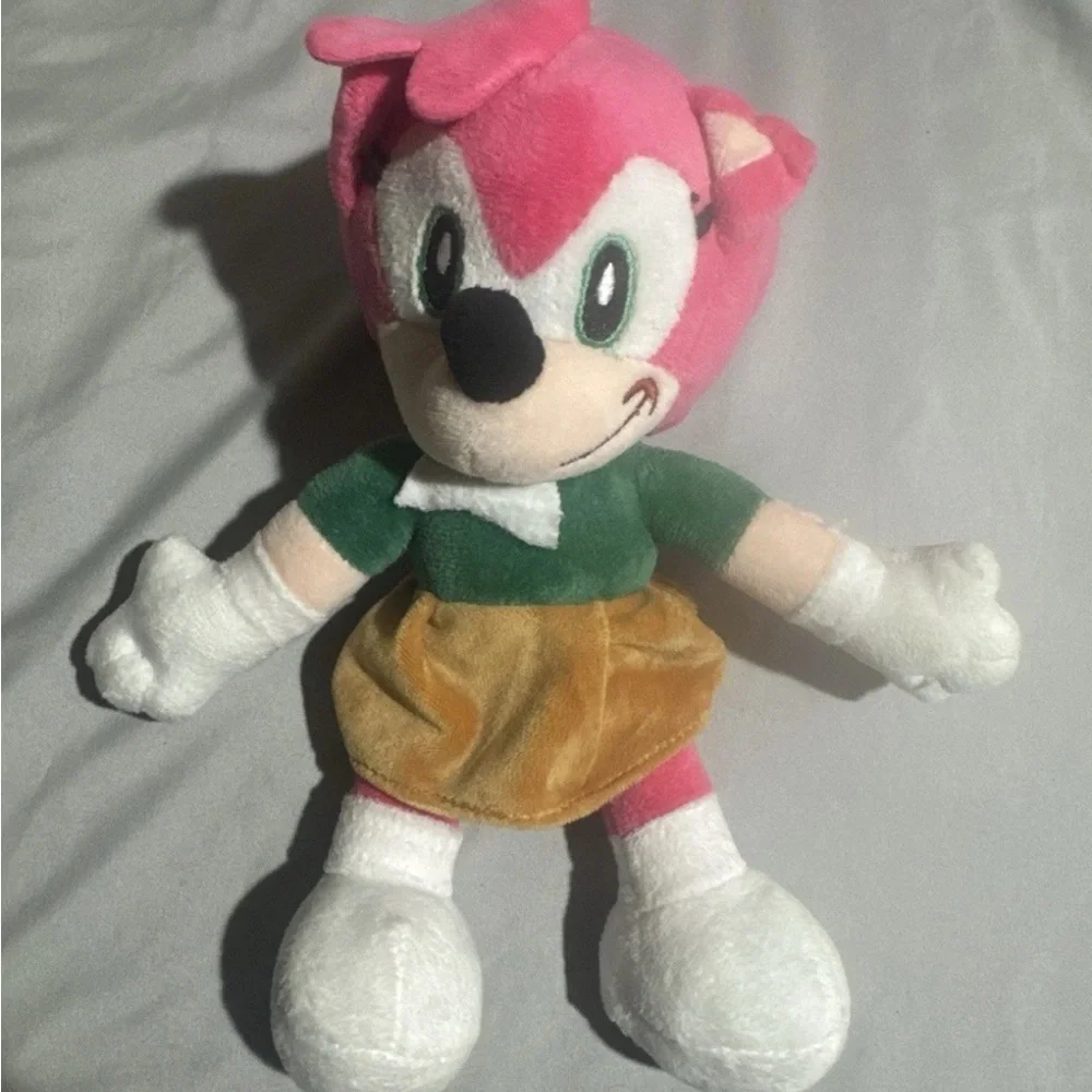 Amy Rose Sonic the‎ Hedgehog 11 inch Plush Stuffed Animal w/ suction cup #A104